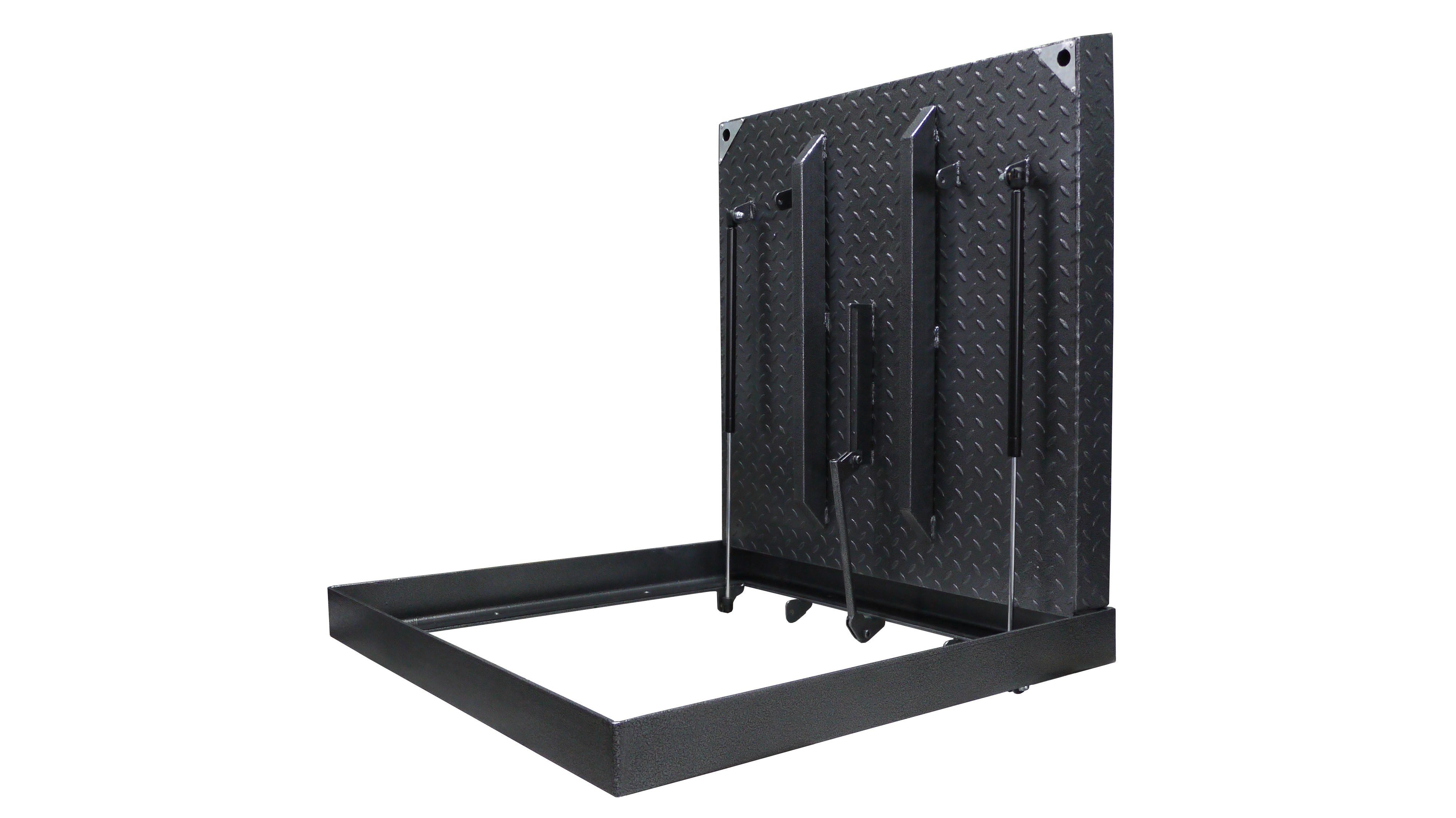 Люк под брусчатку с порошковой окраской