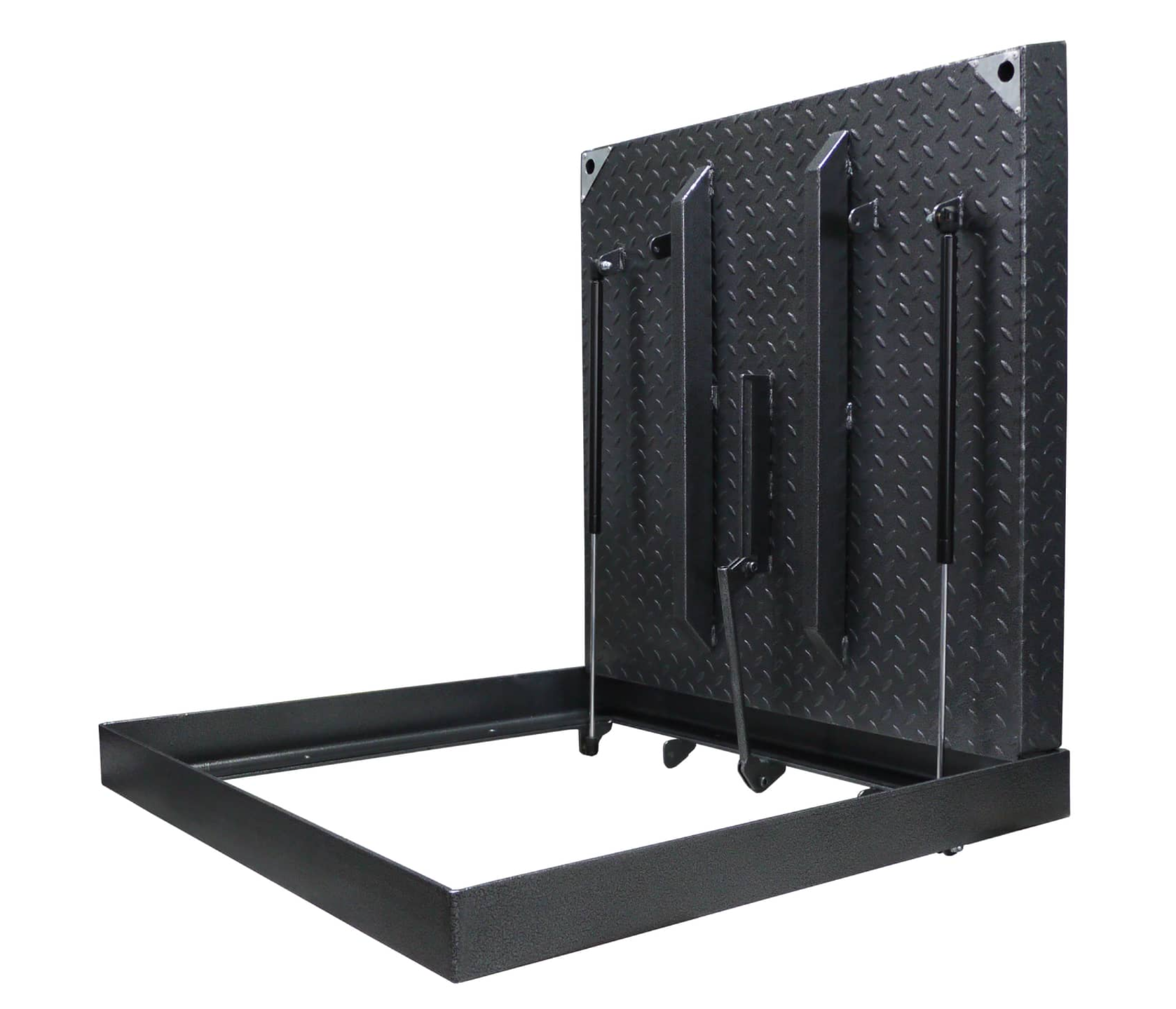 Люк под брусчатку стальной с порошковой окраской 